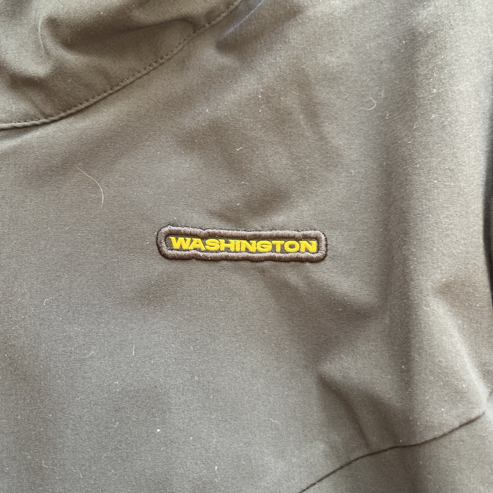 Washington Commanders Football Nike NFL On Field Zip-Up Jacket Men's Large Black - Picture 2 of 11